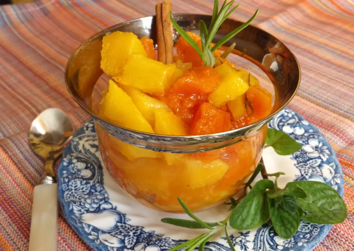 papaya con ciruelas